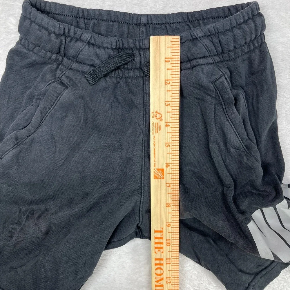 Nike Sportswear Shorts Kids Boys Medium Black Cotton Blend Drawstring -‎ W22